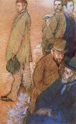 Edgar Degas Six Friends of t he Artist France oil painting artist
